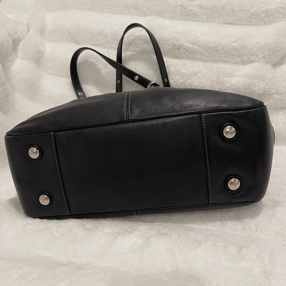 Coach Vintage Leather Tote - Black - Picture 4 of 12